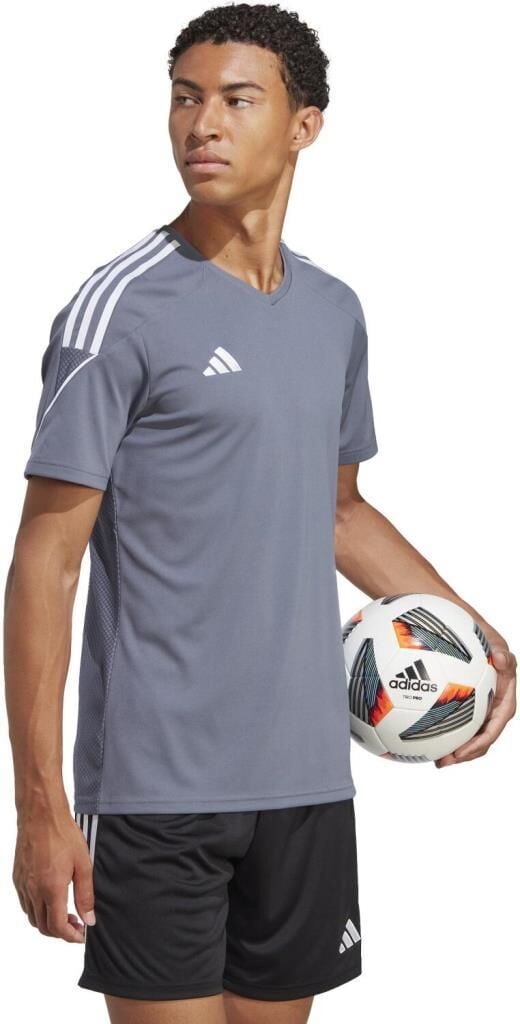 adidas Tiro 23 Jsy Erkek Tişört Gri IC7478