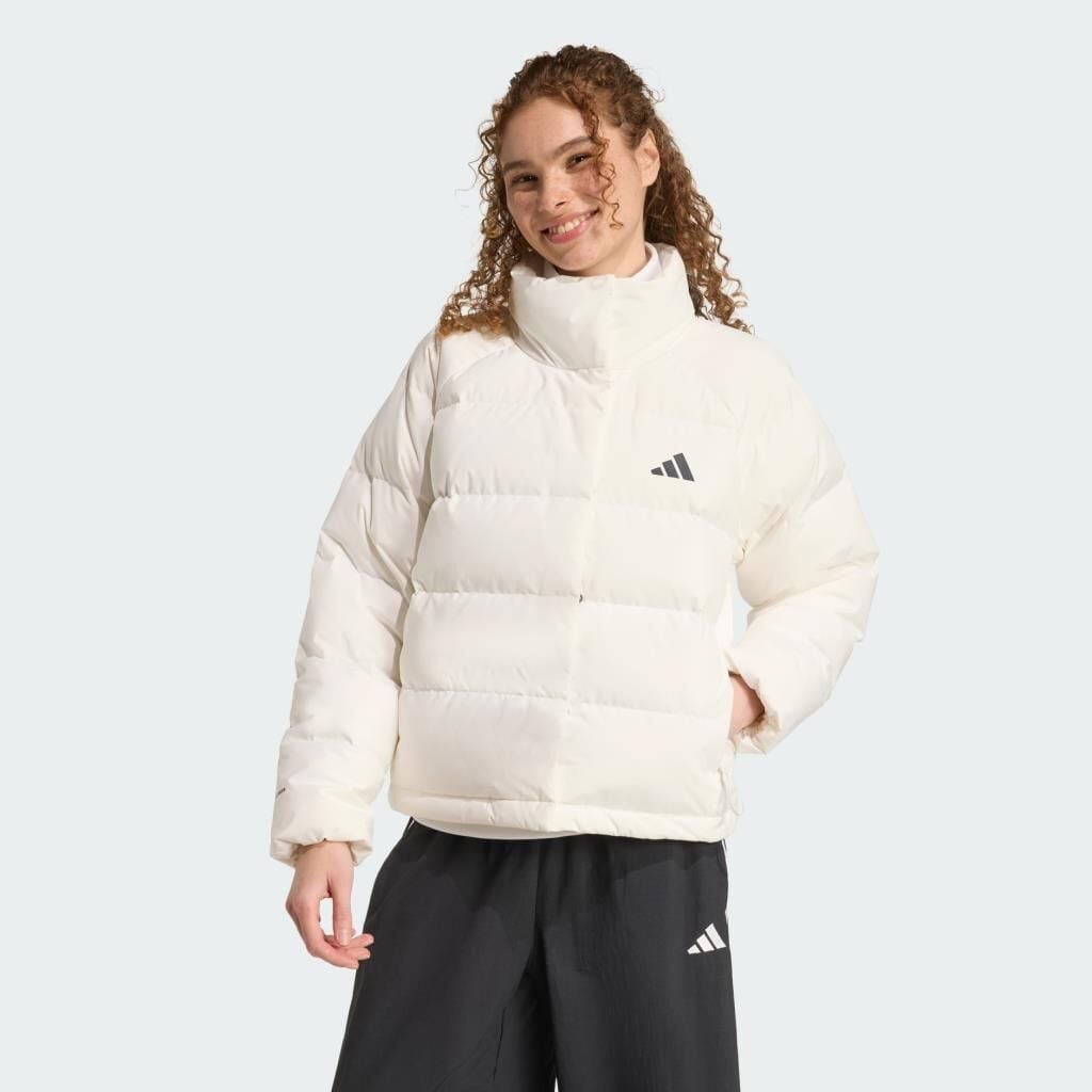 adidas W Helioni Rlx Kadın Mont Beyaz JX3029
