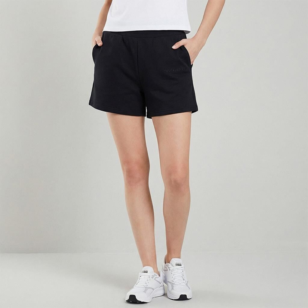 Skechers W Essential 5 Inch Sweat Short Sweat Short Kadın Şort Siyah S2610001-3817