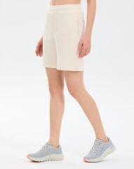 Skechers W Essential 5 Inch Sweat Short Sweat Short Kadın Şort Beyaz S2610001-3855