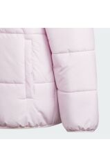 adidas Pembe Kız Çocuk Fermuarlı Uzun Kollu Düz Mont IL6075