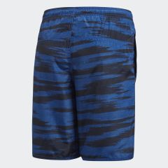 Adidas Kamuflaj Çocuk Mavi Mayo Şort CV5208