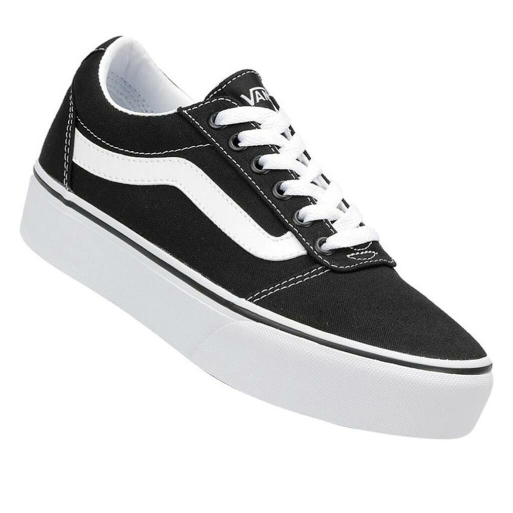 Vans Ward Platform Kadın Siyah Günlük Ayakkabı VN0A3TLC1871