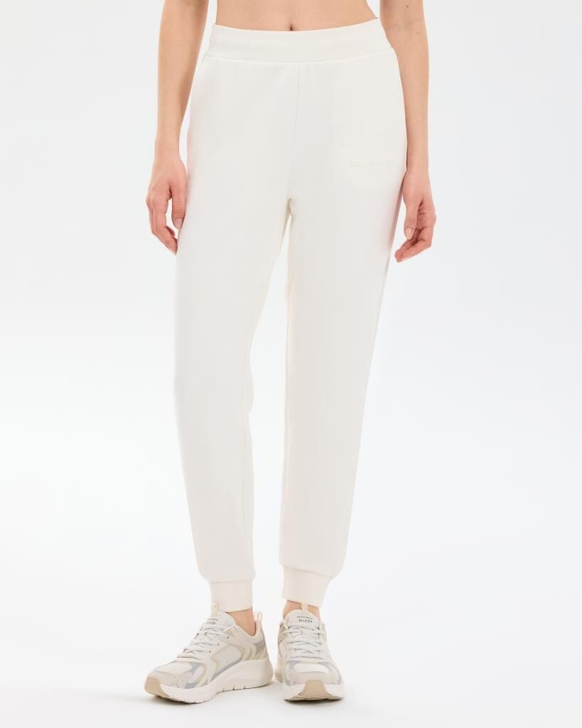 Skechers W Essentials Jogger Sweatpant Kadın Eşofman Altı Beyaz S2610002-3855