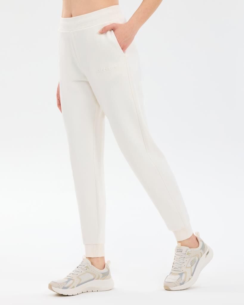 Skechers W Essentials Jogger Sweatpant Kadın Eşofman Altı Beyaz S2610002-3855