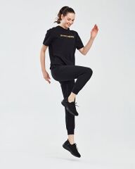 Skechers Graphic T-Shirt W Short Sleeve Kadın Tişört Siyah S241012-001