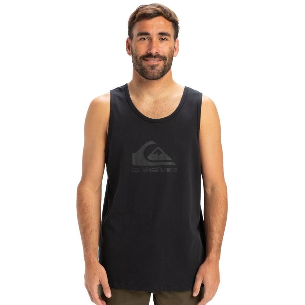 Quiksilver Ev Comp Logo Erkek Tişört - Siyah EQYZT08041-KVJ0