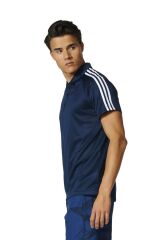 Adidas BP7224 D2M 3S Lacivert Polo Erkek T-Shirt