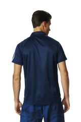 Adidas BP7224 D2M 3S Lacivert Polo Erkek T-Shirt