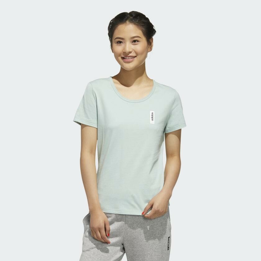 Adidas Bb Kadın Mavi Günlük Tişört FM6201