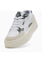 Puma Karmen II Idol Snake Chic Kadın Sneakers Beyaz 40039501