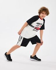 Skechers B Graphic Tee Erkek Çocuk Tişört Beyaz SK2510038-102