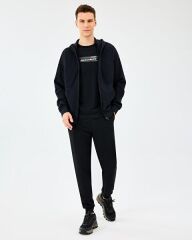 Skechers M Essential Full Zip Hoodie Erkek Sweatshirt Siyah S2610014-3817