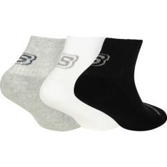 Skechers Socks U Padded Mid Cut Sock Unisex Çok Renkli Çorap - S192135-900