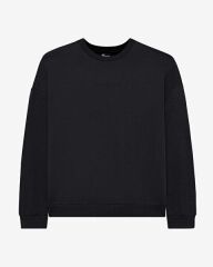 Skechers M Essential Crew Neck Erkek Sweatshirt Siyah S242113-001