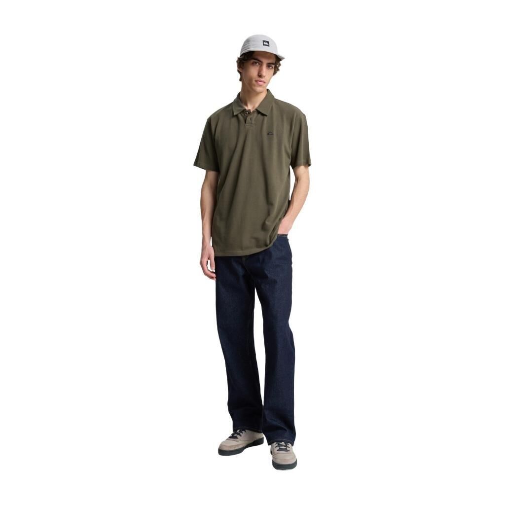 Quiksilver Mw Pique Erkek Yeşil Tişört - Yeşil EQYKT04392-6490