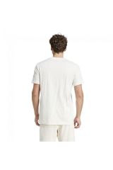 adidas 3 Stripes Single Jersey Erkek Tişört  Beyaz IS1337