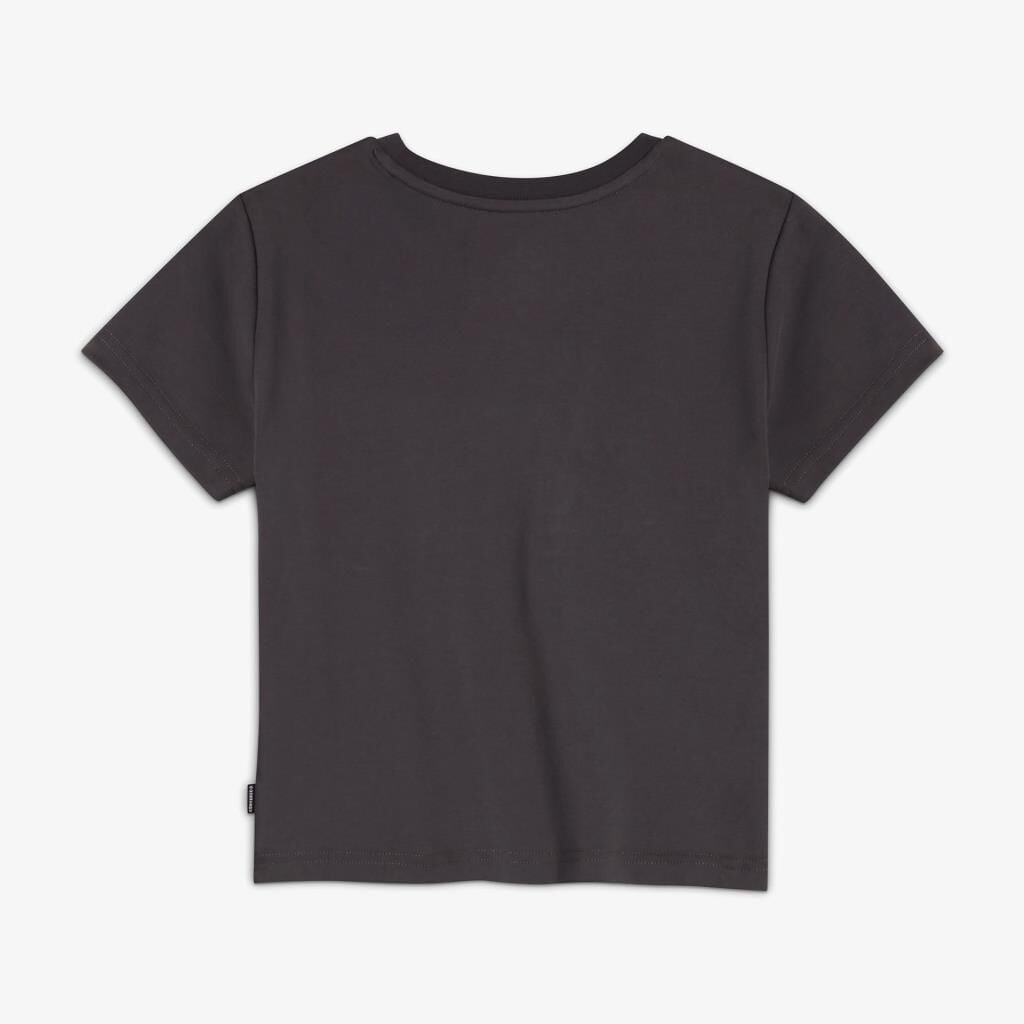 Converse Classic Kadın Slim Fit Baskılı Siyah T-Shirt - 10027383.010