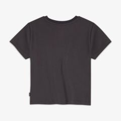 Converse Classic Kadın Slim Fit Baskılı Siyah T-Shirt - 10027383.010