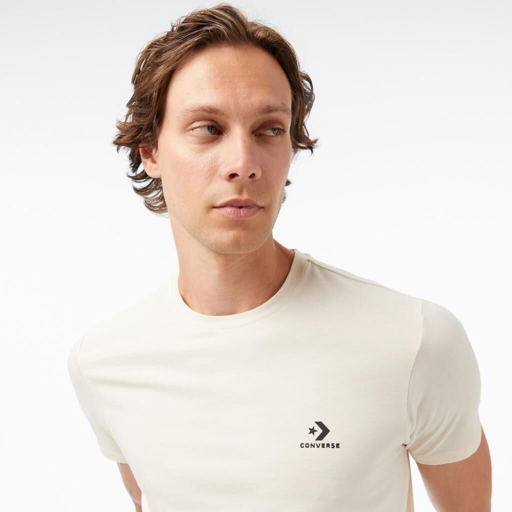 Converse Erkek Krem T Shirt - 1002063T.004