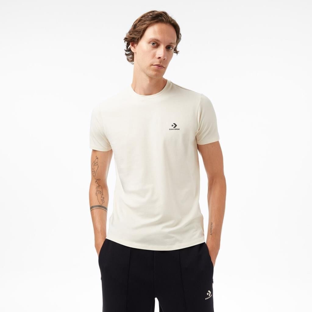 Converse Erkek Krem T Shirt - 1002063T.004