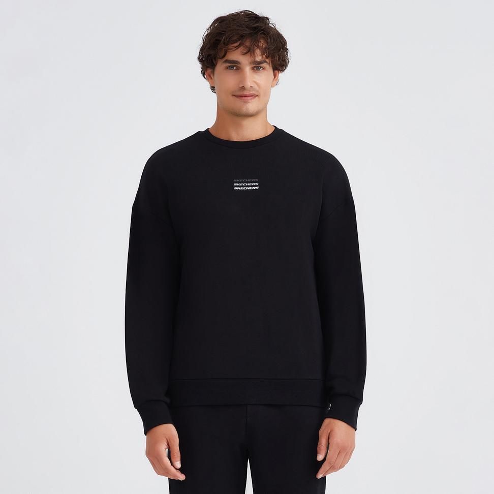 Skechers M Essential Crew Neck Sweatshirt S232234-001
