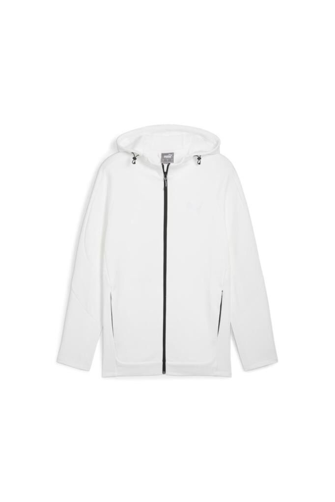 Puma Evostrıpe Full zip Dk Erkek Sweatshirt Beyaz 68170002