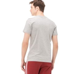 Adidas CE2241 Traction Trefoil Gri Erkek T-shirt
