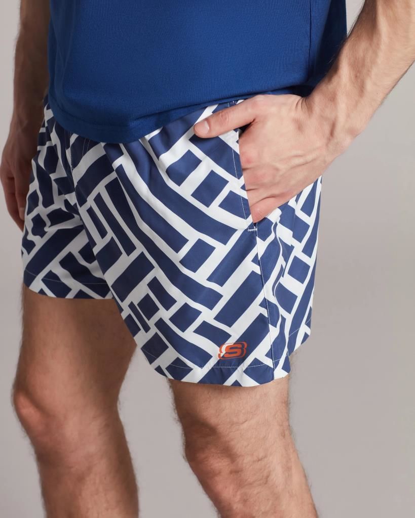 Skechers M Swimwear Printed 5 İnch Swimshort S231384-422