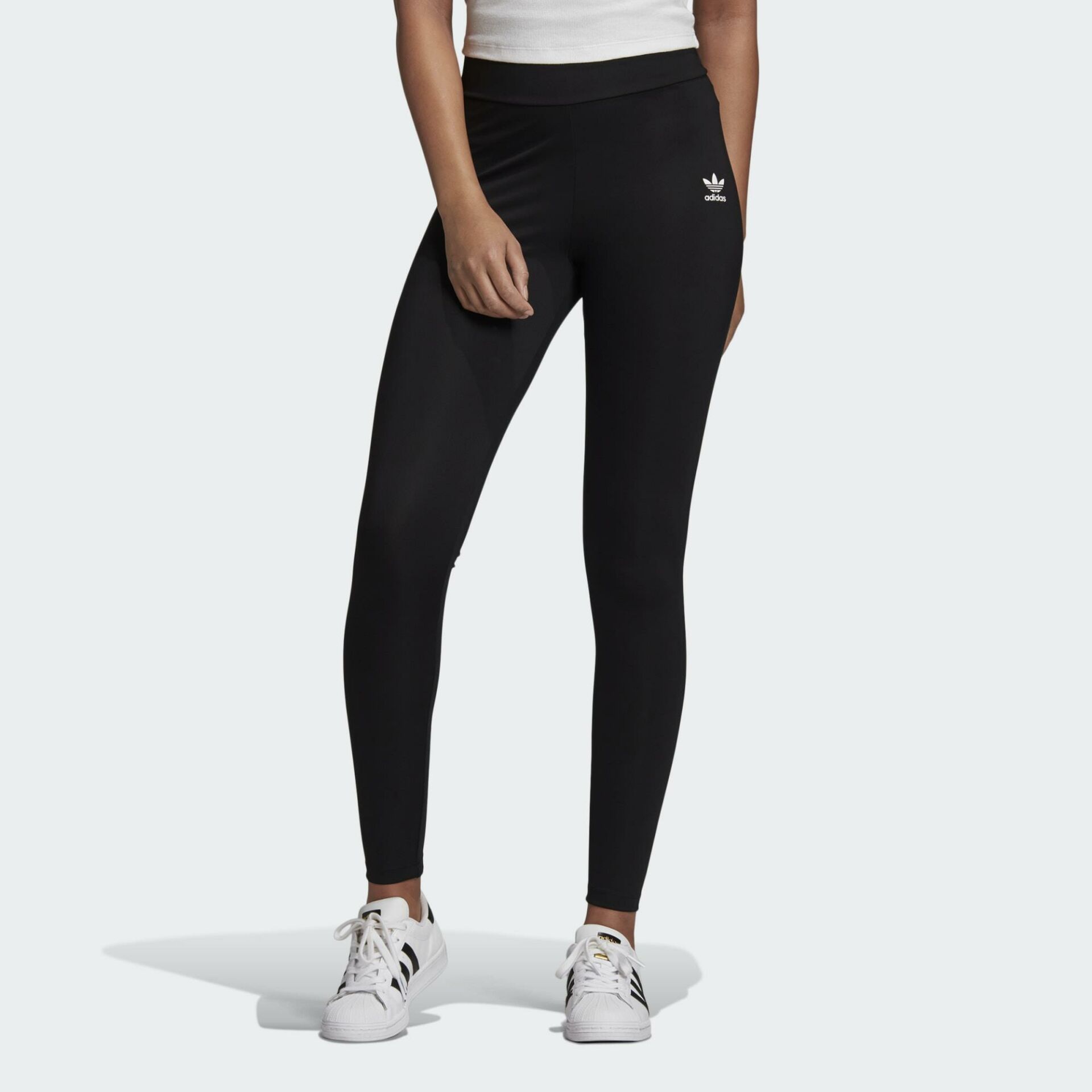 Adidas GE4810 Trefoil Logo Yüksek Belli Kadın Tayt