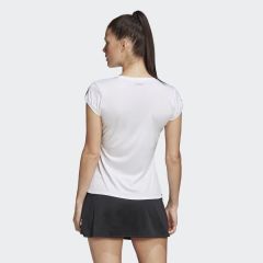 Adidas 3 Bantlı Club Tişört - Beyaz FK6971