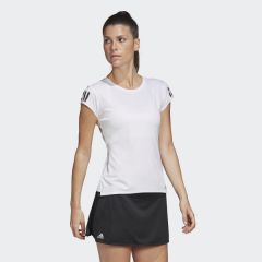 Adidas 3 Bantlı Club Tişört - Beyaz FK6971