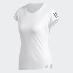 Adidas 3 Bantlı Club Tişört - Beyaz FK6971