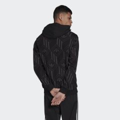 Adidas Erkek Siyah Monogram Sweatshirt GD5840