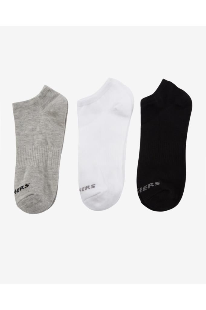 Skechers U 3 Pack No Show Socks Unisex Çok Renkli Çorap - S212300-900
