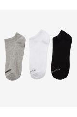 Skechers U 3 Pack No Show Socks Unisex Çok Renkli Çorap - S212300-900