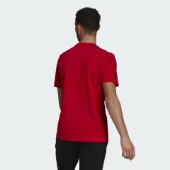 Adidas Essentials Big Logo Erkek Kırmızı Tişört GK9124