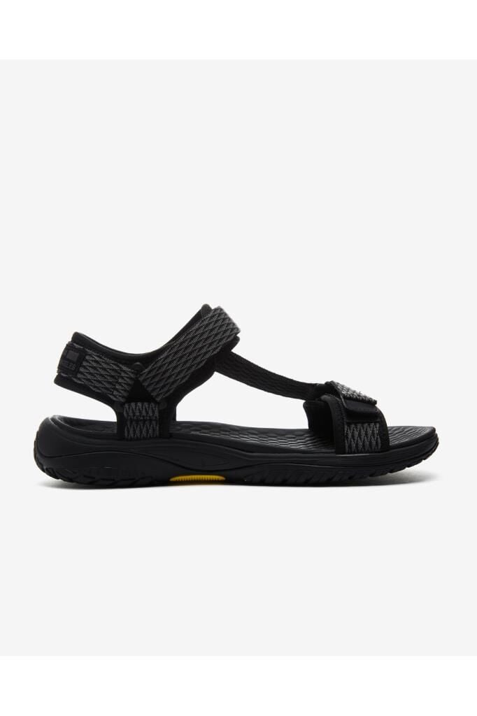 Skechers Lomell - Rip Tide Erkek Siyah Sandalet 204351 Bkgy