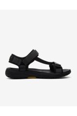 Skechers Lomell - Rip Tide Erkek Siyah Sandalet 204351 Bkgy