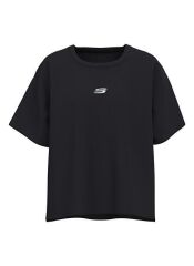 Skechers W Graphic T-Shirt Short Sleeve T-Shirt Kadın Tişört Siyah S2610017-3817