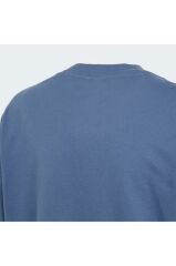 Adidas Future Icons Logo Piqué Çocuk Tişört Mavi IS4412