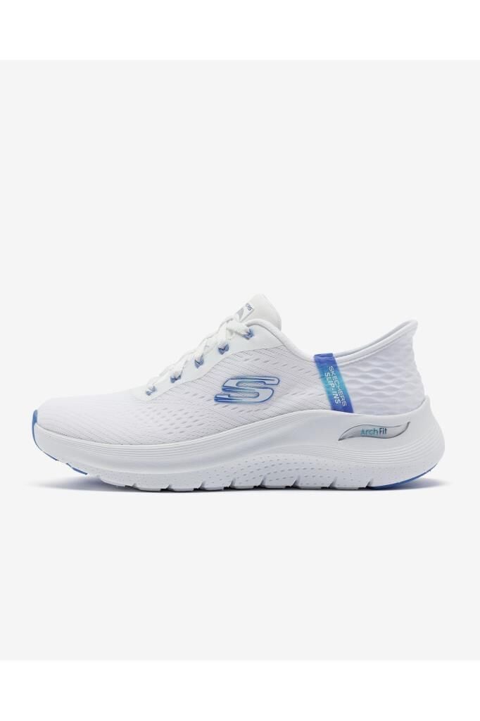 Skechers Arch Fit 2.0 - Easy Chic Kadın Yürüyüş Ayakkabısı Beyaz 150066TK WBL