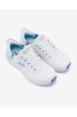 Skechers Arch Fit 2.0 - Easy Chic Kadın Yürüyüş Ayakkabısı Beyaz 150066TK WBL