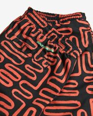 Skechers M 5 Inch Allover Print Swimshort Erkek Deniz Şortu Turuncu S241113-001