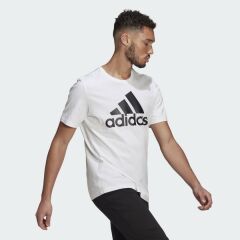 Adidas Essentials Big Logo Erkek Beyaz Tişört GK9121