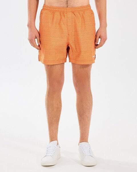 Skechers M 5 Inch Allover Print Swimshort Erkek Deniz Şortu Turuncu S2510008-700