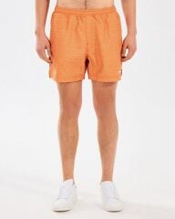 Skechers M 5 Inch Allover Print Swimshort Erkek Deniz Şortu Turuncu S2510008-700