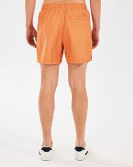 Skechers M 5 Inch Allover Print Swimshort Erkek Deniz Şortu Turuncu S2510008-700