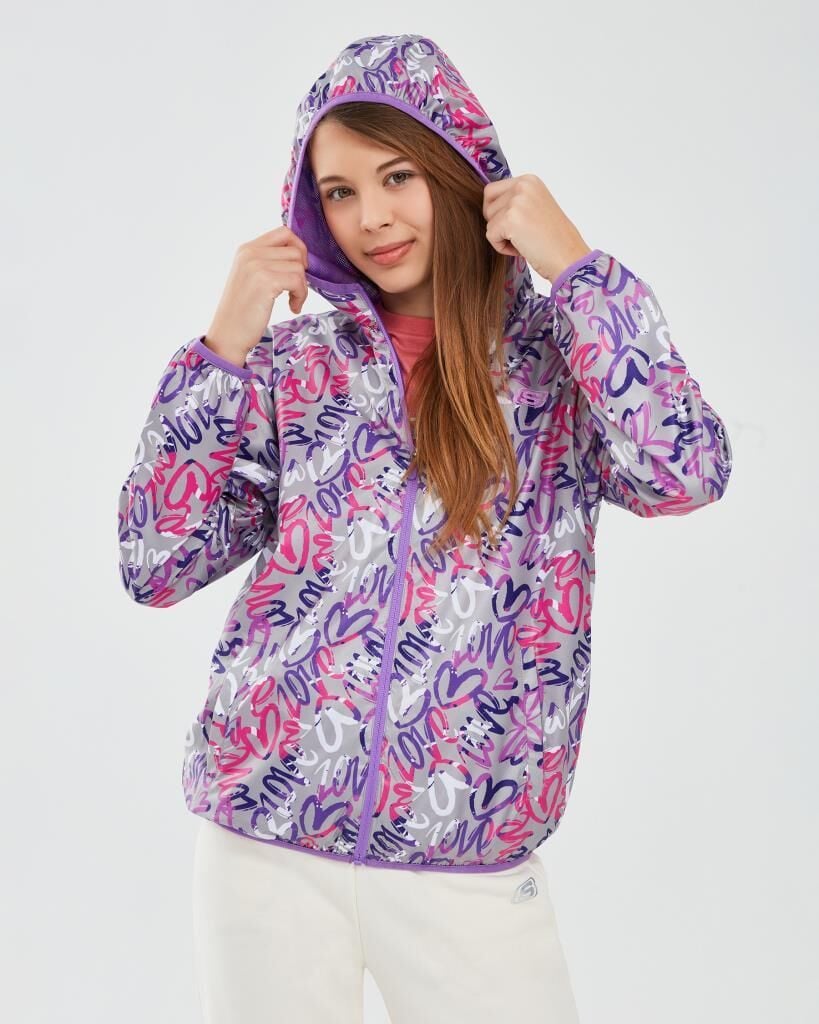 Skechers Micro Collection G Full Zip Hoodie Sweatshirt Çocuk Sweatshirt SK241063-102