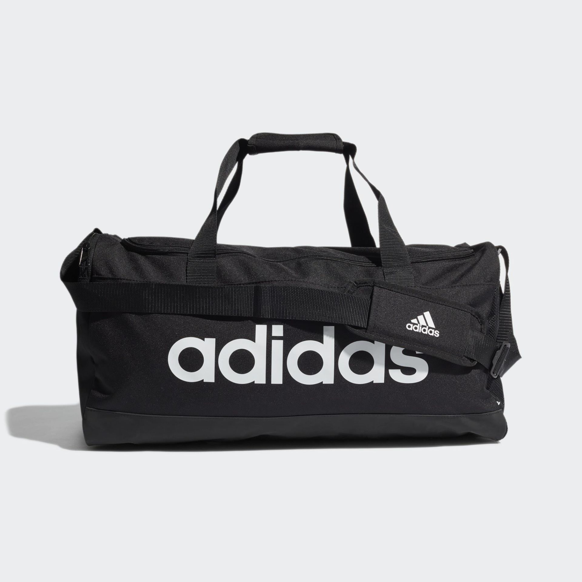 adidas Essentials Logo Duffel Çanta - Orta Boy - Siyah GN2038